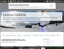 Tablet Screenshot of cardia-gard-judo.com